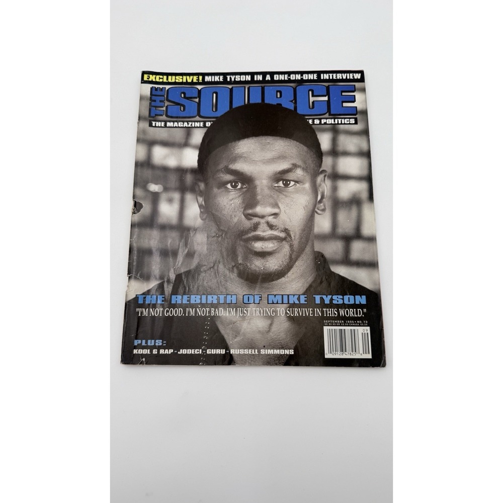 THE SOURCE MAGAZINE ISS# 72 MIKE TYSON COLLECTOR'S ITEM VINTAGE CLASSIC